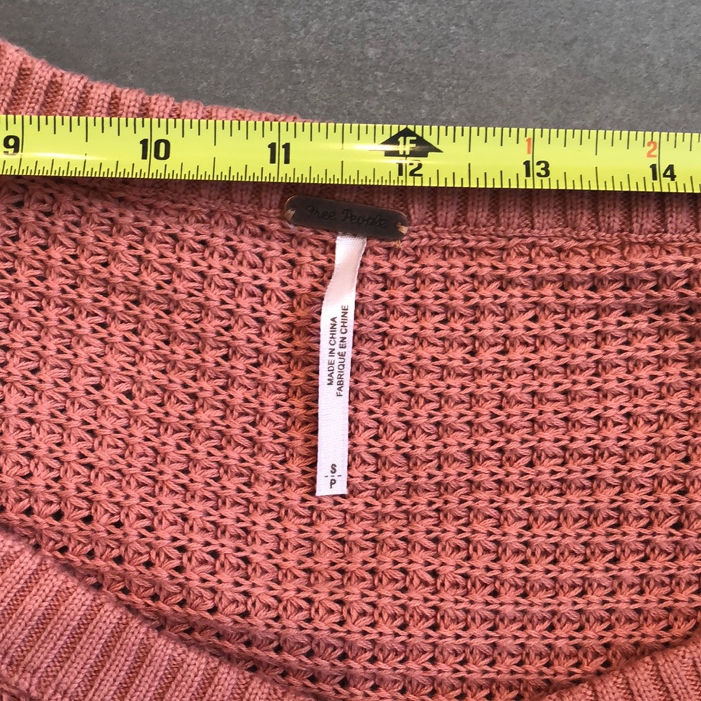 Free People Cotton Crocheted Cold Shoulder Top - Picture 4 of 10